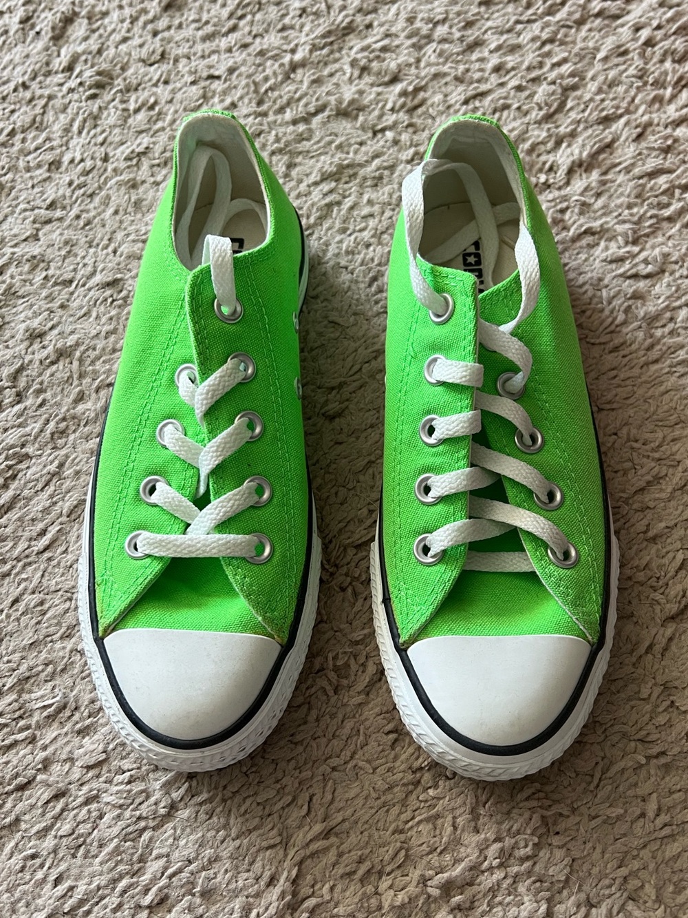 Converse All-Star Sneakers (Neon Green)